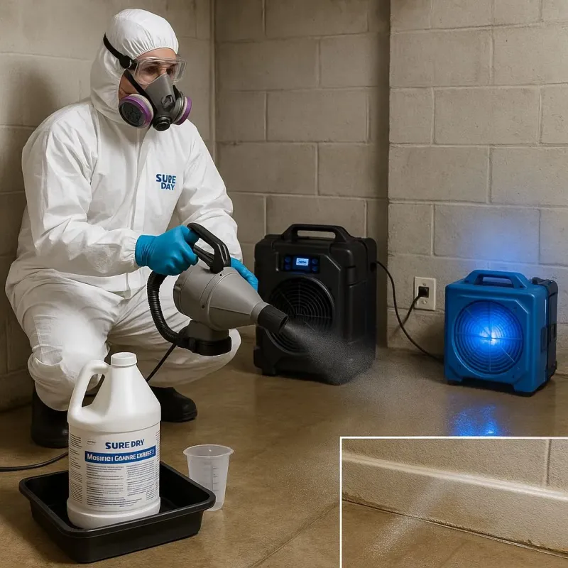 Sanitization and Odor Removal process in Terrace Park, OH